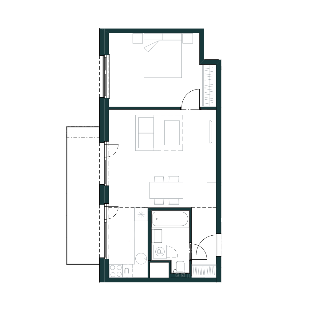 Apartment floor plan